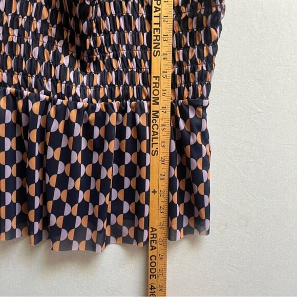 Anthropologie v neck cami peplum top Sz L - Picture 9 of 9